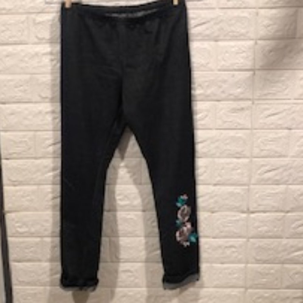 Denim leggings